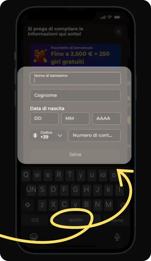 Dati Personali Roulettino